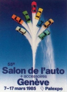 Mainifesto Salone Ginevra 1985