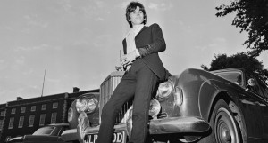 Keith Richard con la Bentley