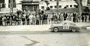 Leonardi su Fiat Patriarca alla 1000Miglia del 1950