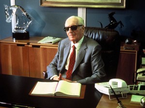 Enzo Ferrari (1898-1988) in 1986 Maranello, Italy