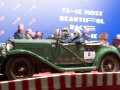 The arrival of historical "Mille Miglia" vintage car rally to Via Veneto in Rome, 23 October 2020. ANSA/CLAUDIO PERI