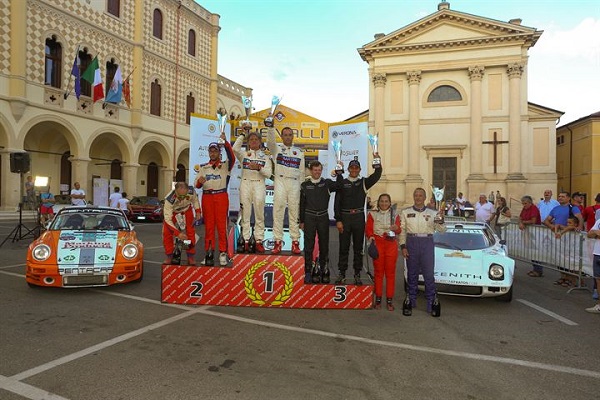 Rally Due Valli 2015: il duo Bianchini – Rossini vincono con la loro Lancia Rally 037.