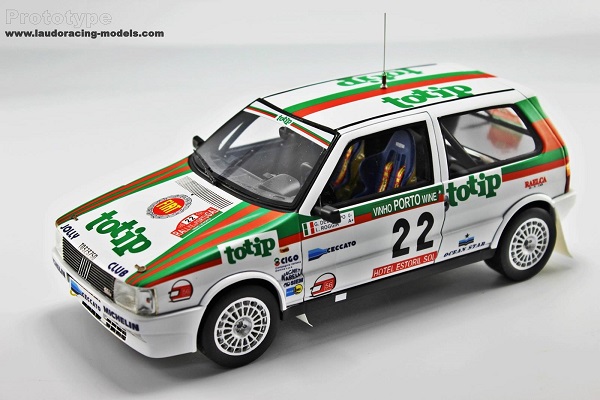 Fiat Uno Turbo i.e. Gr.A: un prototipo di modellino.