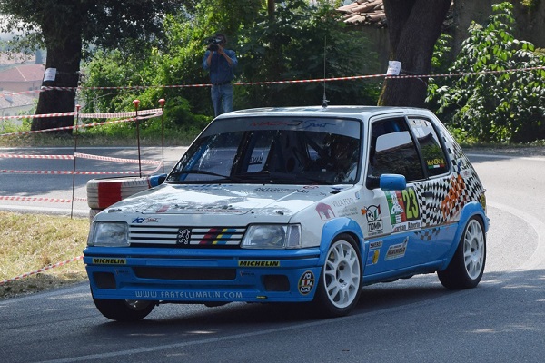 Michele Mancin vince all’esordio nello Slalom di Este. Suo anche il Trofeo 205 Rallye.