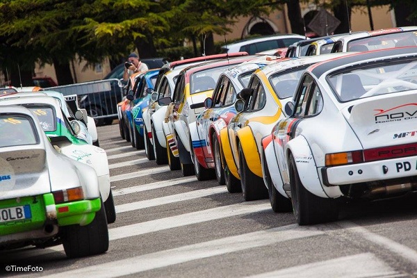 Al Rally Due Valli 2016: spettacolo in Piazza Bra.
