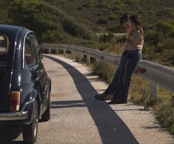 Una 500 al Cinema nel film “La Sindrome di Antonio”.