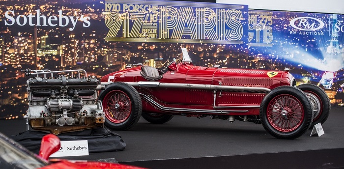 L’Alfa Romeo Tipo B P3 ex Nuvolari protagonista all’ asta RM Sotheby’s a Parigi.