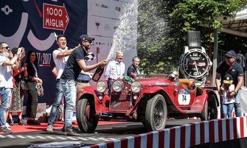 Alla Mille Miglia 2017 bissano la vittoria Vesco e Guerini.