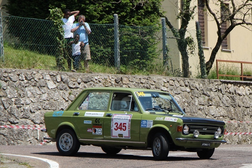 Il Campagnolo Historic è affare della 128 verde di Turri e Garavello