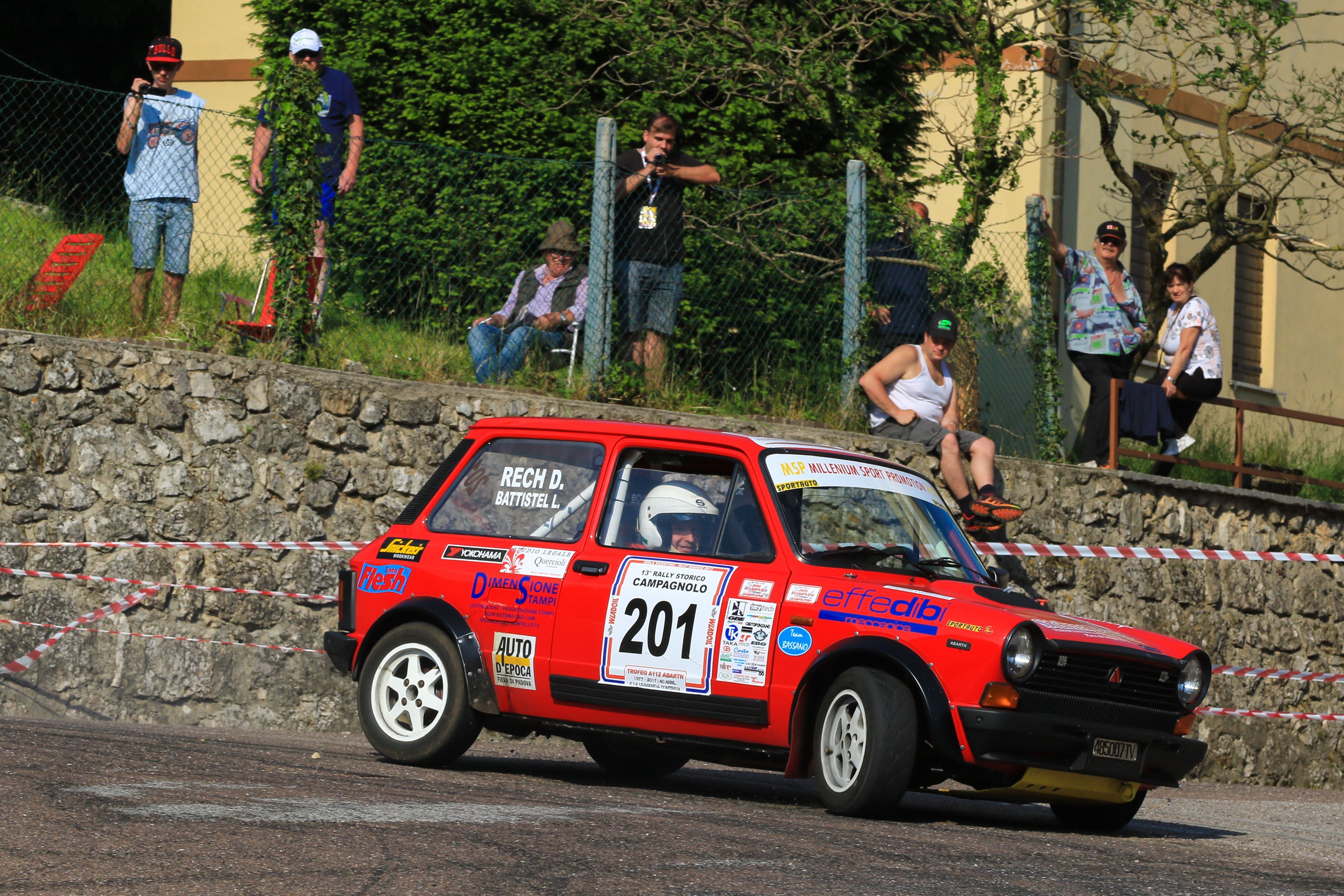 Trofeo A112 Abarth Yokohama: Battistel-bis al Campagnolo.
