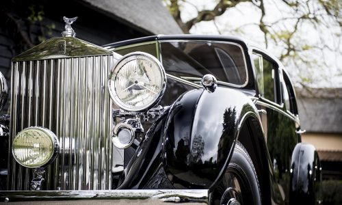 La Rolls-Royce del Gen. Montgomery protagonista alla passerella di Mayfair a Londra.
