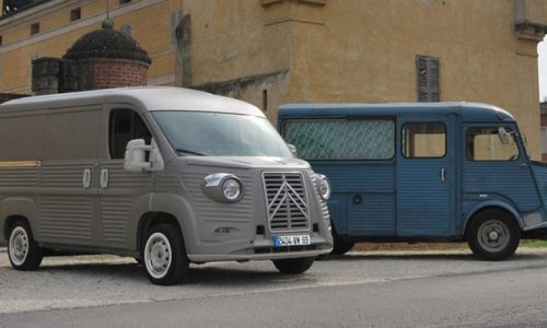 Un tributo ad un furgone storico francese.