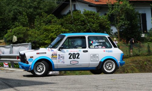 Trofeo A112 Abarth Yokohama: la prima di Scalabrin al Lana.