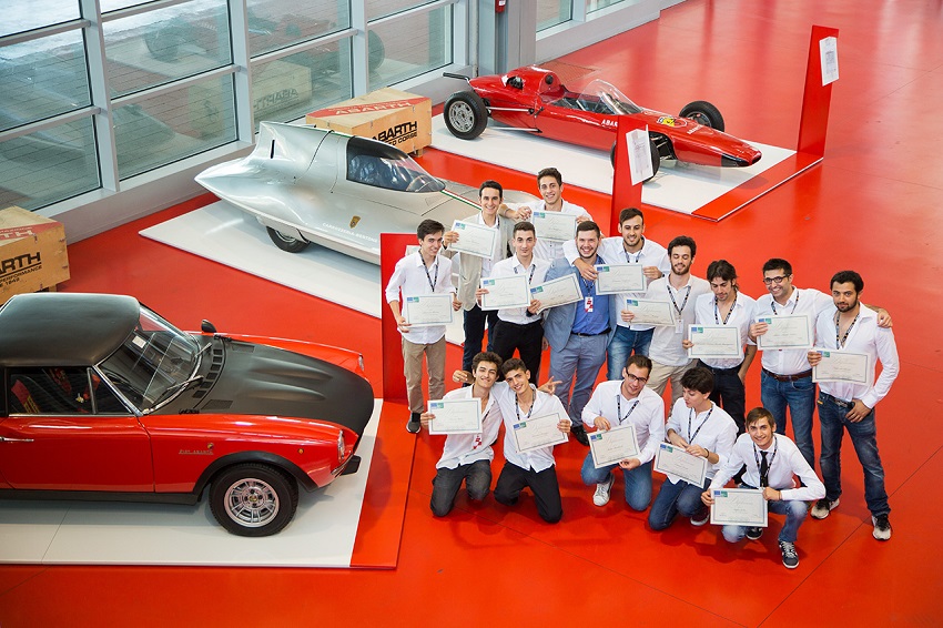 La cerimonia conclusiva del primo Master “Restauratori Auto d’Epoca”.