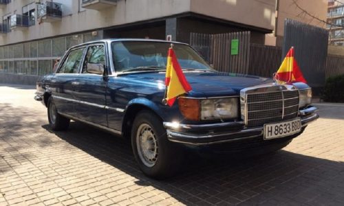 All’asta la Mercedes 450 SEL di Re Juan Carlos