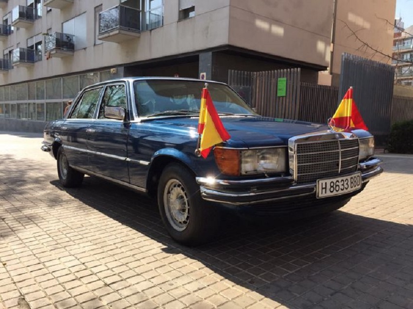 All’asta la Mercedes 450 SEL di Re Juan Carlos