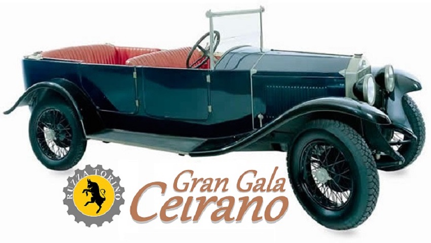 Le origini del motorismo torinese ed Italiano al Gran Gala Ceirano.