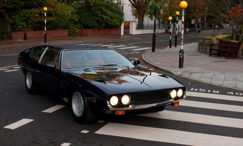 La Lamborghini Espada festeggia i suoi cinquant’anni ad Abbey Road.