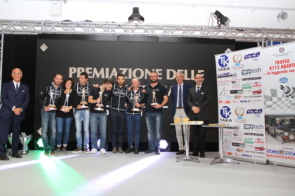 Premiati a Padova i protagonisti del Trofeo A112 Abarth Yokohama