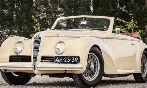 Finalmente trovata l’Alfa Romeo 6C 2500 Sport Cabriolet rubata alla Mille Miglia.