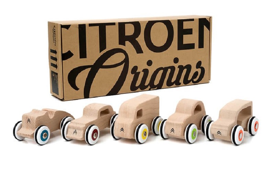 Le “macchinine” di legno della Citroen.