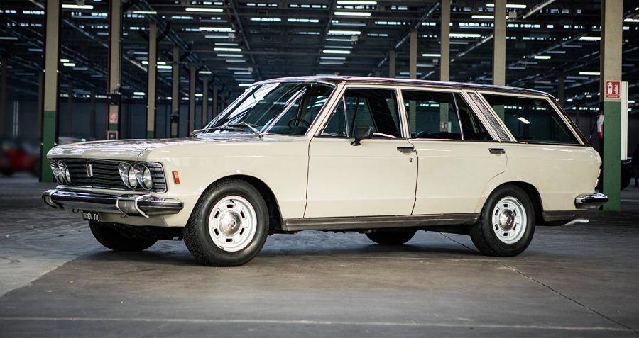 Al Brema Classic Motorshow la singolare Fiat 130 Familiare di Umberto Agnelli.