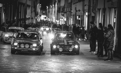 Iscritti di gran classe al 9° Historic Rally delle Vallate Aretine.