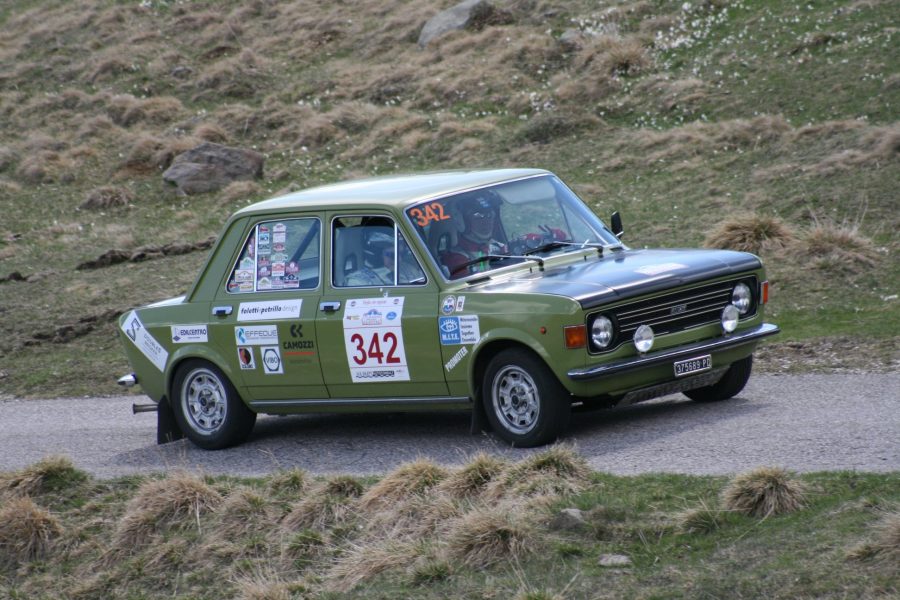 La Fiat 128 di Turri e Russo primeggiano a Valsugana Classic 2019.