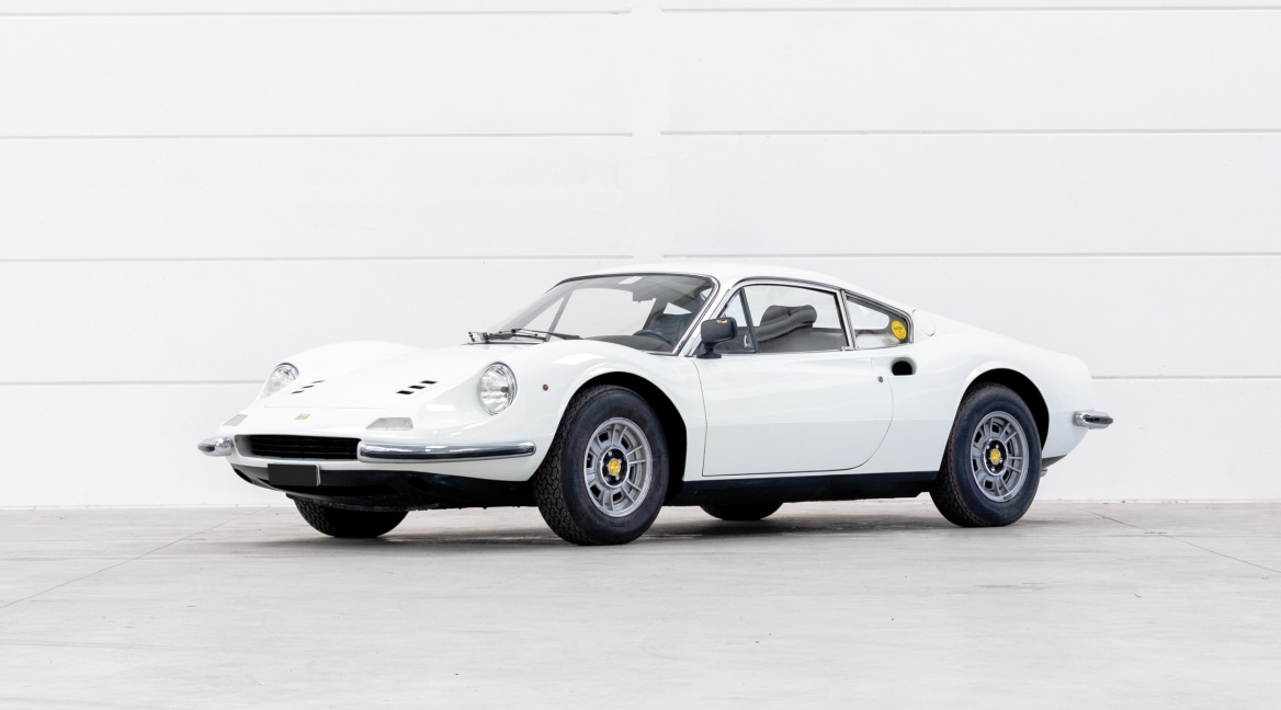 Una Dino Ferrari 246 GT è il top lot all’asta di Bolaffi.