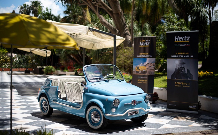 Hertz, accordo con Garage Italia:icona è Spiaggina elettrica.
