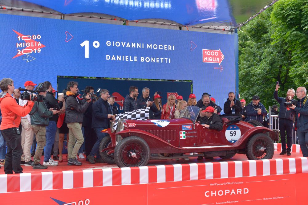 La 1000 Miglia 2019 è meritatamente nelle mani del duo Moceri – Bonetti su Alfa Romeo.