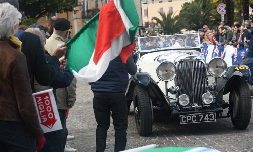 La 1000 Miglia 2019 ha preso il via da Brescia.