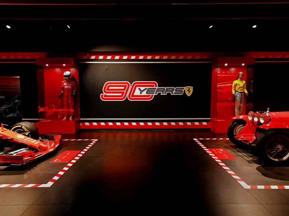 Ferrari: in mostra auto storiche per i 90 anni della Scuderia.