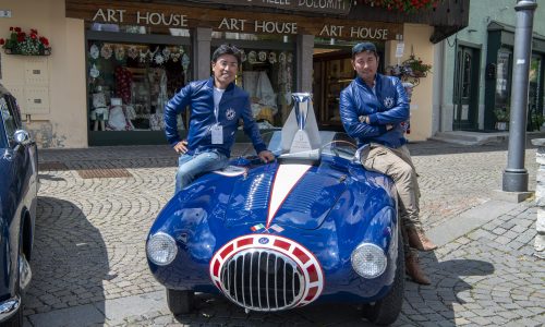 La OSCA Mt4 Frua del 1952 dell’equipaggio giapponese Kimura Hidetomo e Kurosawa Tetsu vince il Concorso di Eleganza.