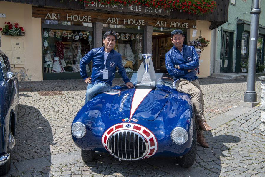 La OSCA Mt4 Frua del 1952 dell’equipaggio giapponese Kimura Hidetomo e Kurosawa Tetsu vince il Concorso di Eleganza.