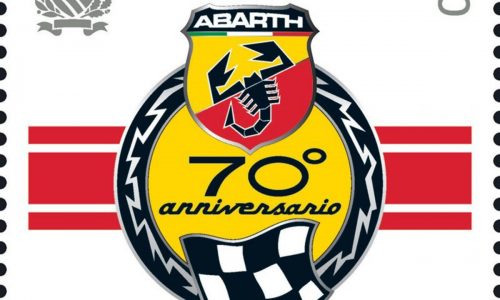 Un francobollo celebrativo per il 70° anniversario dell’Abarth.