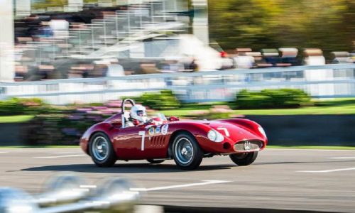 Maserati di ieri e di oggi superstar al Goodwood Revival.