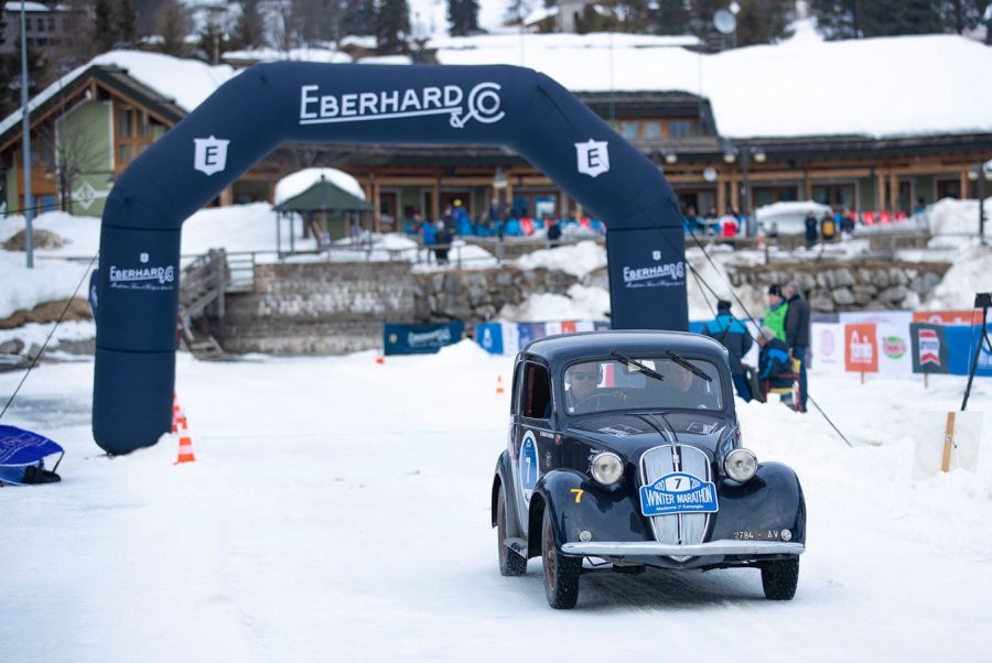 Il lago ghiacciato della Winter Marathon 2020 arride a Bellini-Tiberti.