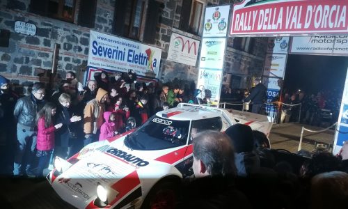 Al Rally Val d’Orcia vincono Mauro Sipsz e Monica Bregoli su Lancia Strato’s.