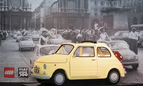 La “Dolce Vita” di Fiat e LEGO con la 500F.