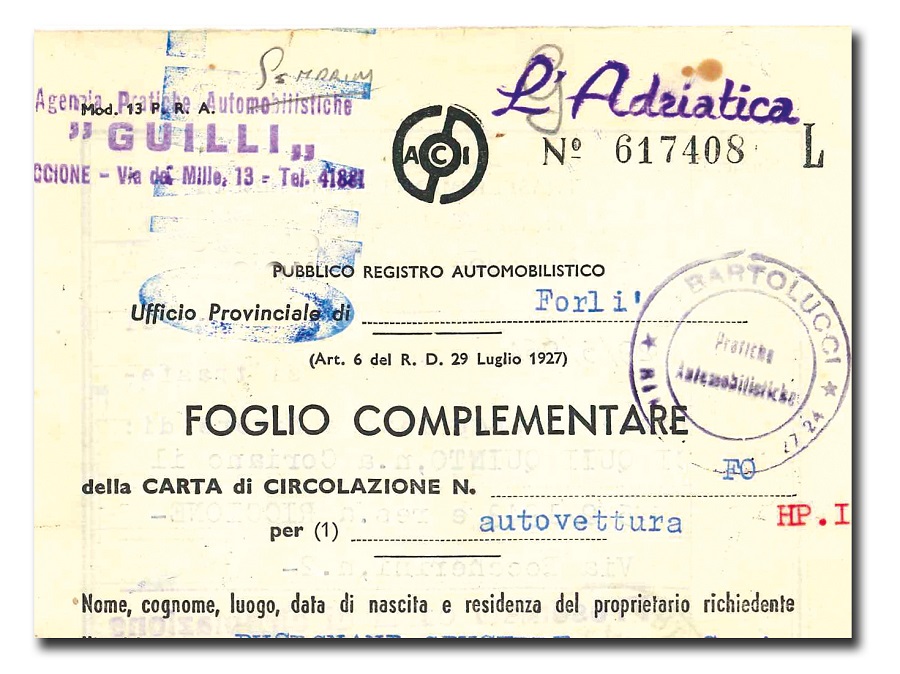 Una circolare della Motorizzazione evita la distruzione dei documenti.