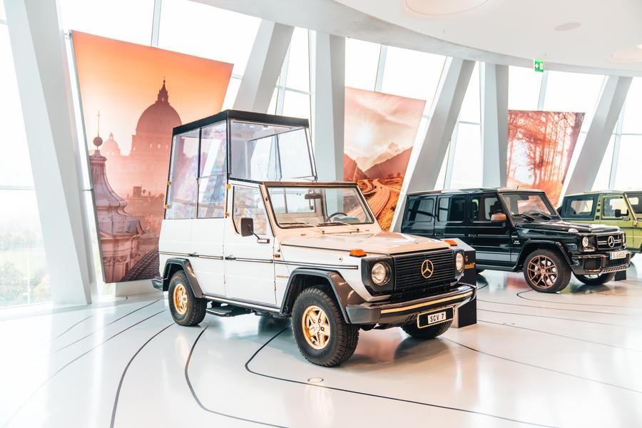 Mercedes, 40 anni fa debutto Papamobile basata su Classe G.