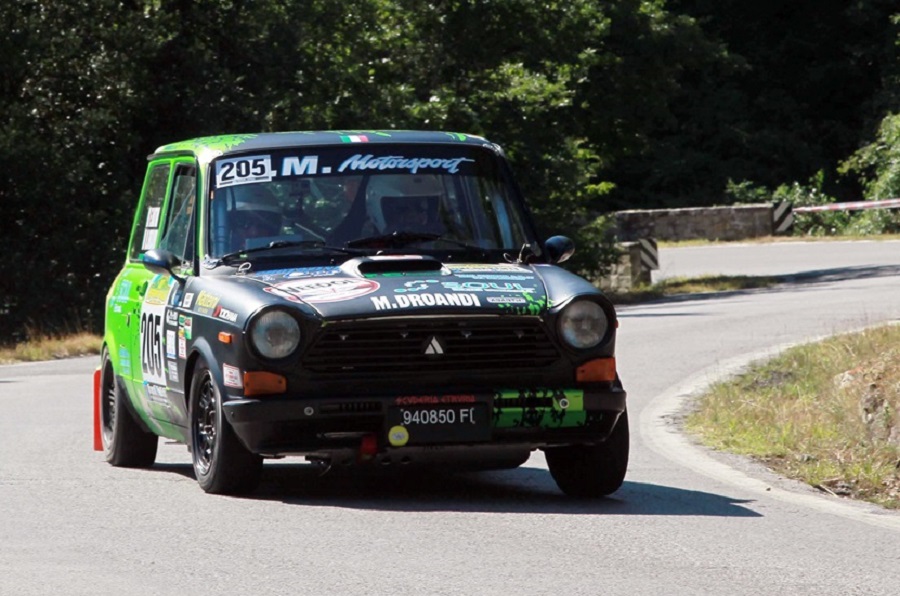 Trofeo A112 Abarth Yokohama: il Vallate Aretine a Droandi.