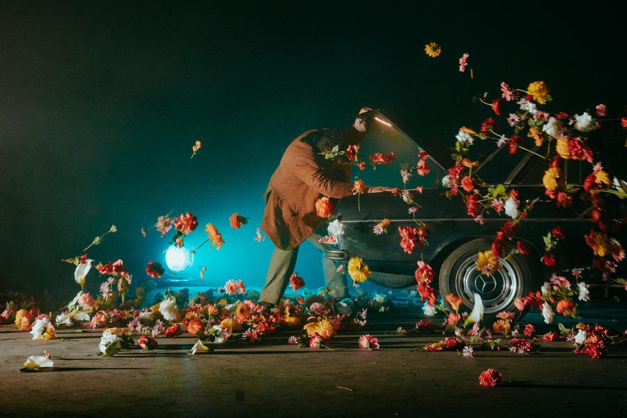Auto d’epoca sul palco del Rigoletto al Circo Massimo.