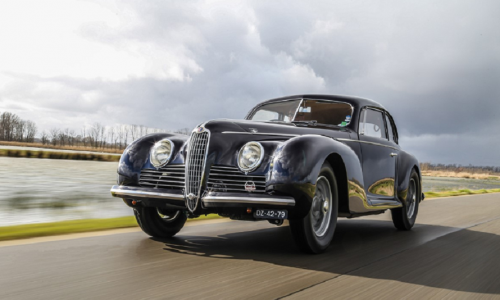 Una rara Alfa Romeo 6C 2500 Sport Berlinetta del 1944 all’asta da Finarte.