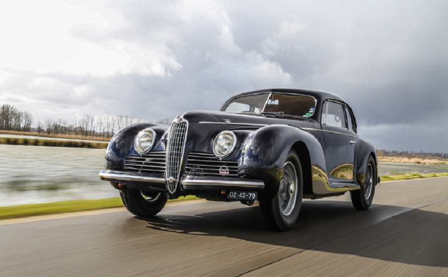 Una rara Alfa Romeo 6C 2500 Sport Berlinetta del 1944 all’asta da Finarte.