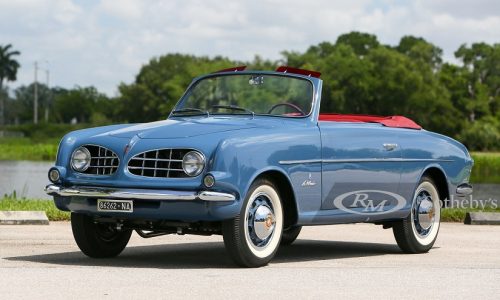Record d’asta per una rara Fiat 1100 Cabriolet Allemano.