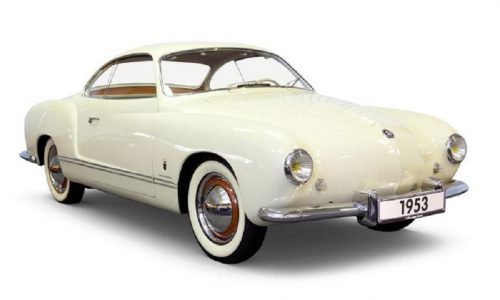 Volkswagen Karmann Ghia, ‘arte automobilistica’ del 1955.