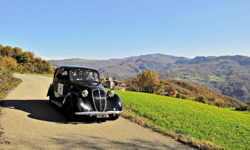 Il Circuito delle Valli Piacentine a Franco Spagnoli e Roberto Rossoni su Fiat 508 C.