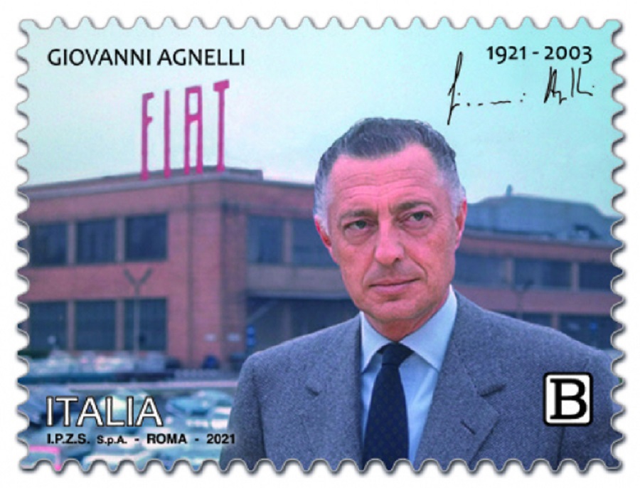 Centenario nascita Gianni Agnelli: arriva francobollo.